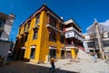 Kids playing football at BarkhorÃ¯Â¼ÅTibetÃ¯Â¼ÅChina